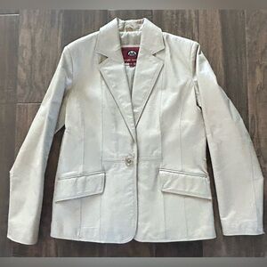 Marc Mattis Leather Blazer Sz S